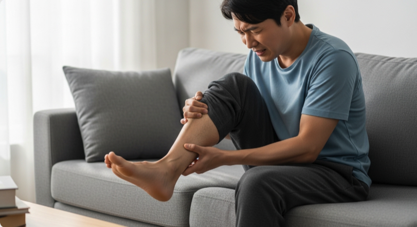 종아리 쥐 원인 근육 긴장