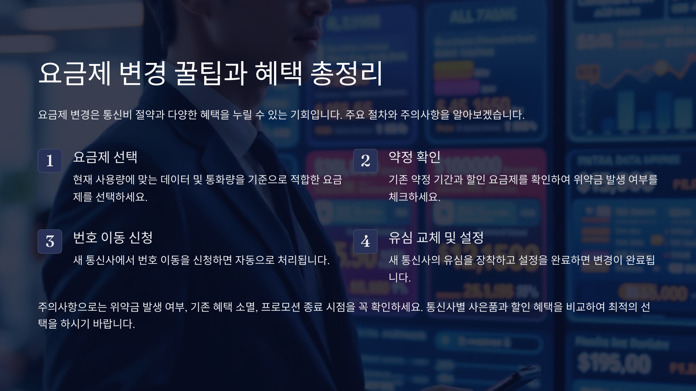 요금제 변경 꿀팁과 혜택 총정리! 사은품부터 절약 팁까지 완벽 가이드