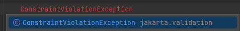 ConstraintViolationException