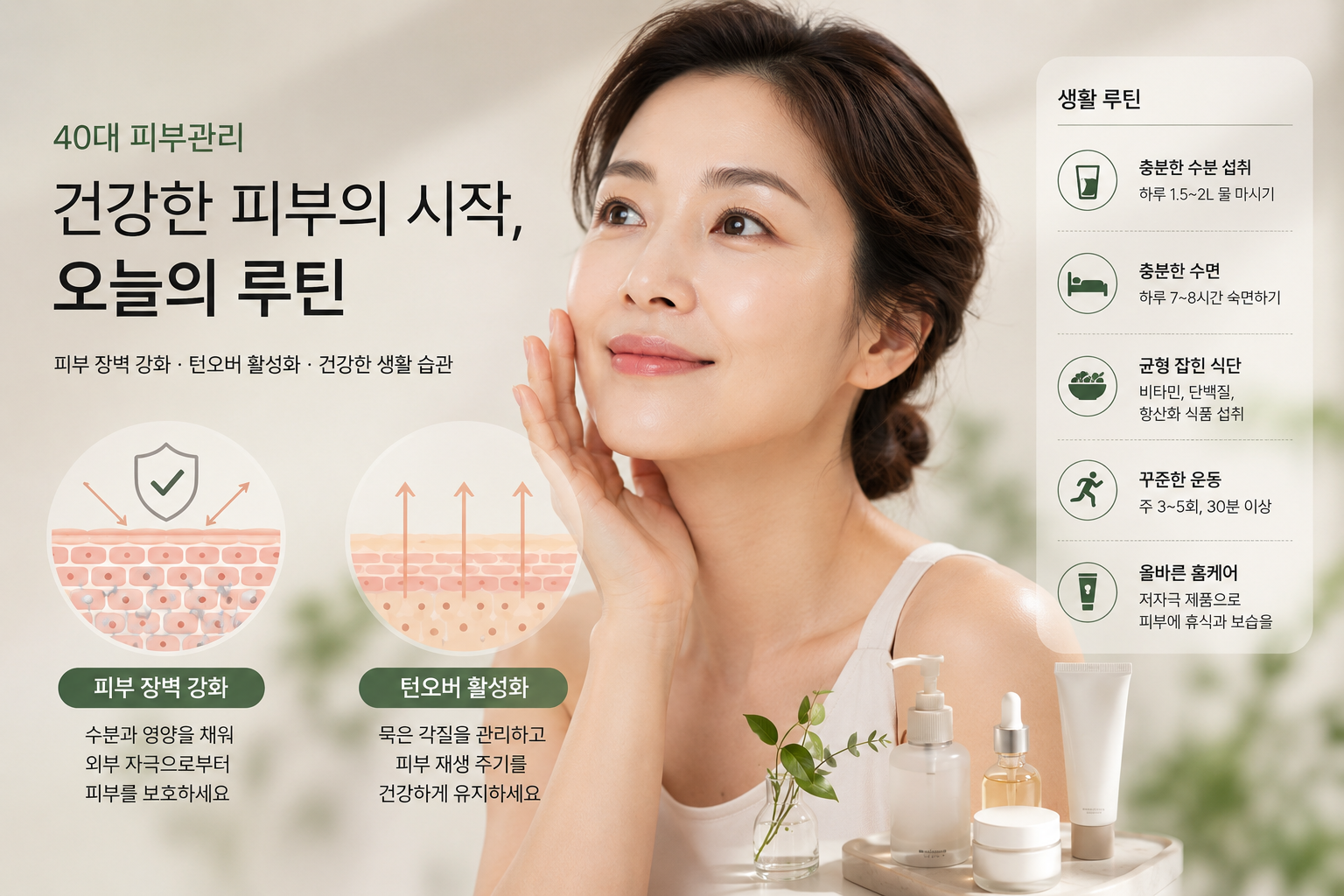 40대 피부 관리 루틴