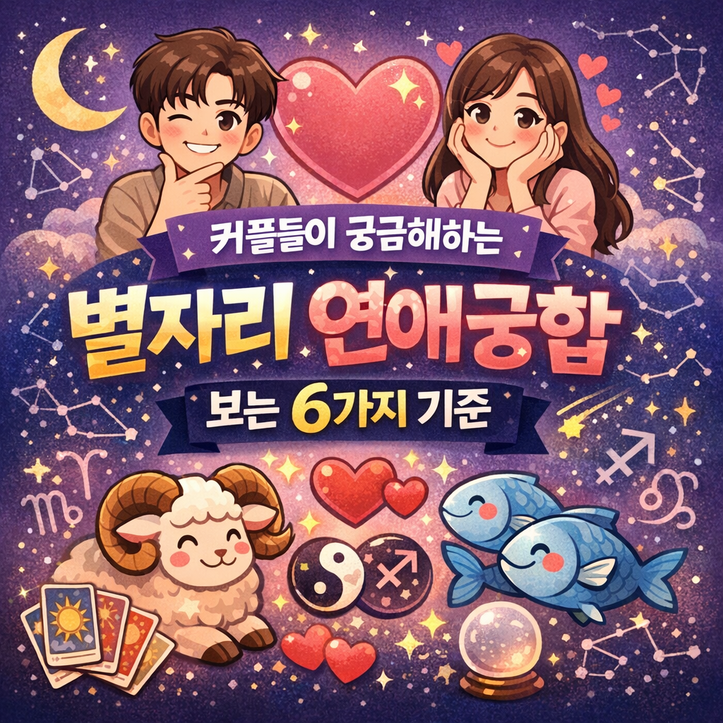 커플들이 궁금해하는 별자리 연애궁합 보는 6가지 기준