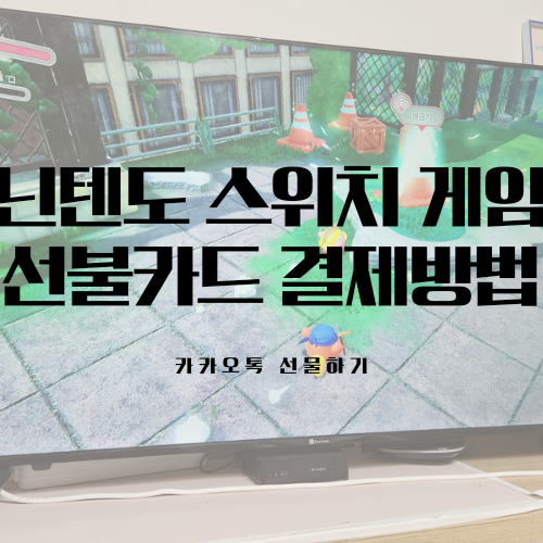 닌텐도 스위치 게임 다운로드 카카오톡 결제방법 설날 세일