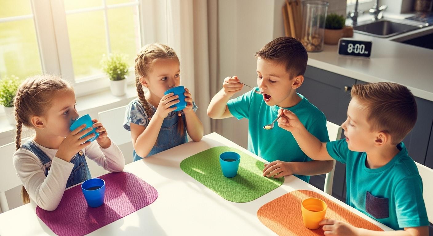 어린이 영양제 복용 시간대