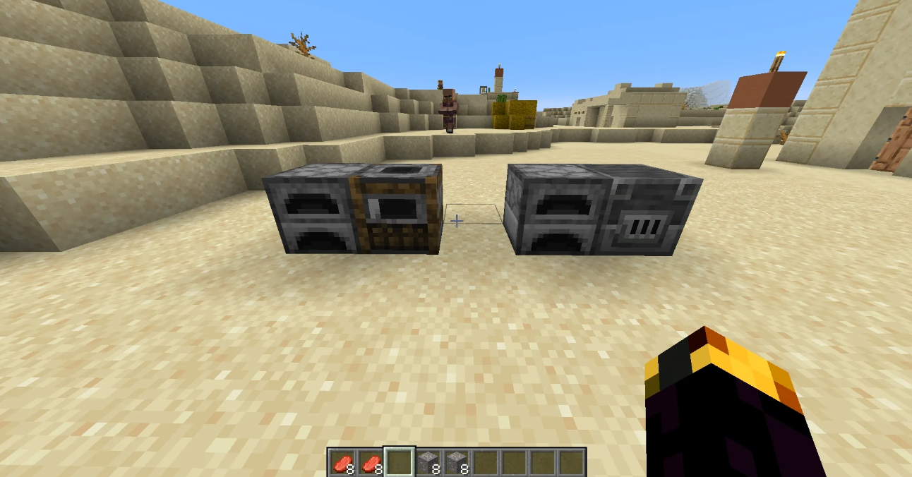 마인크래프트 화로, 훈연기, 용광로