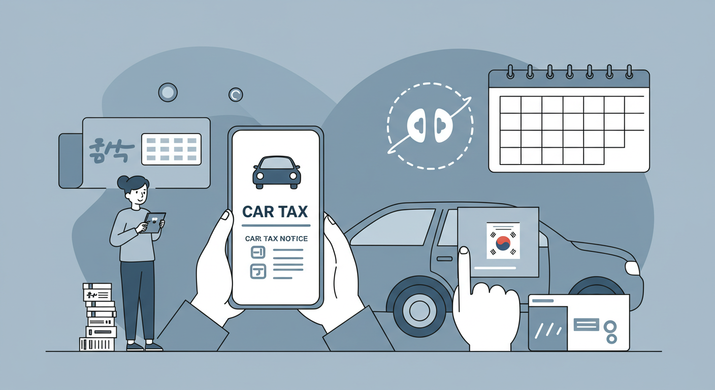 자동차세 조회 관련사진