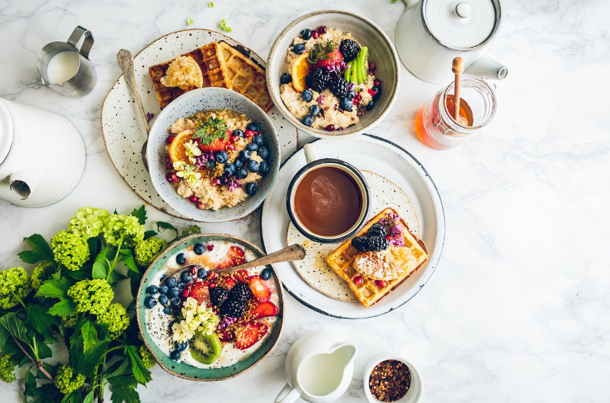 Food, Breakfast, Table image.