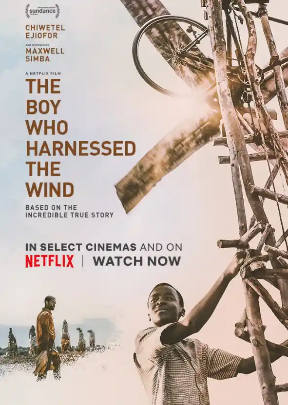 <바람을 길들인 풍차 소년> 영화 포스터