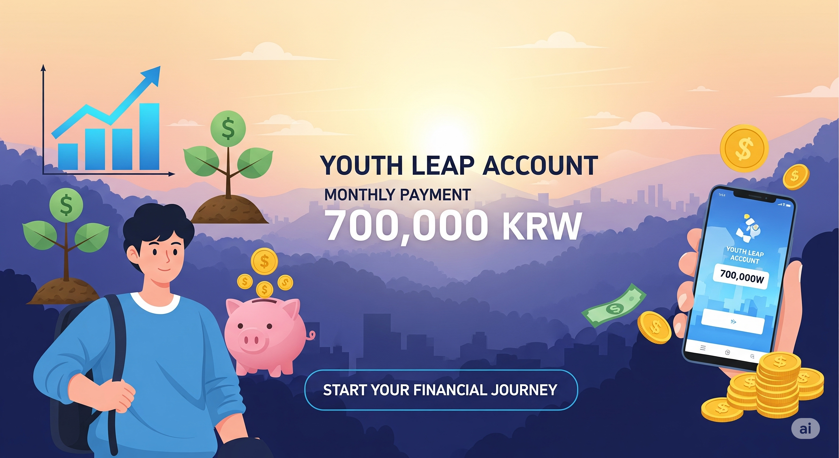 "월 70만 원 납입 전략과 수령액 시뮬레이션"에 대한 이미지입니다.