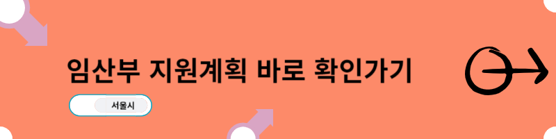 서울시 임산부 지원 계획 확인하기