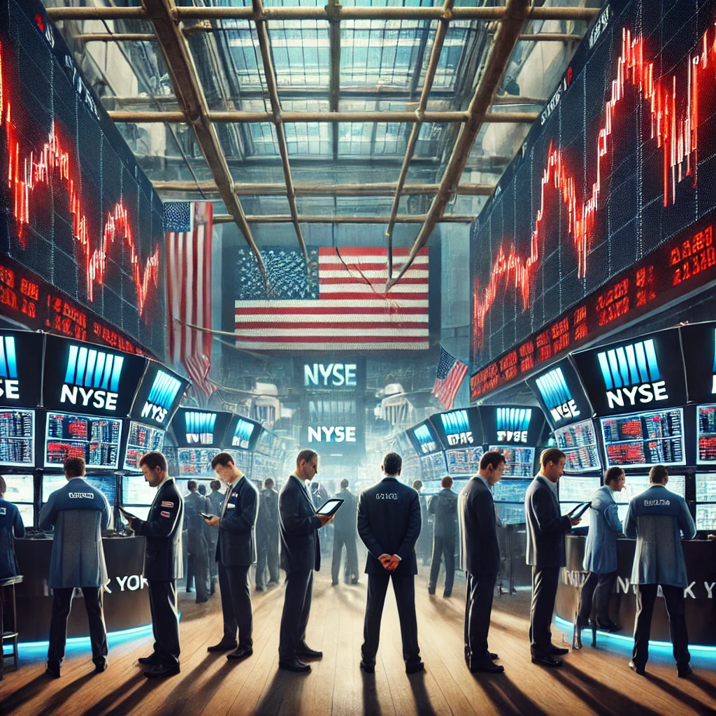 미국 주식 하락 사진
