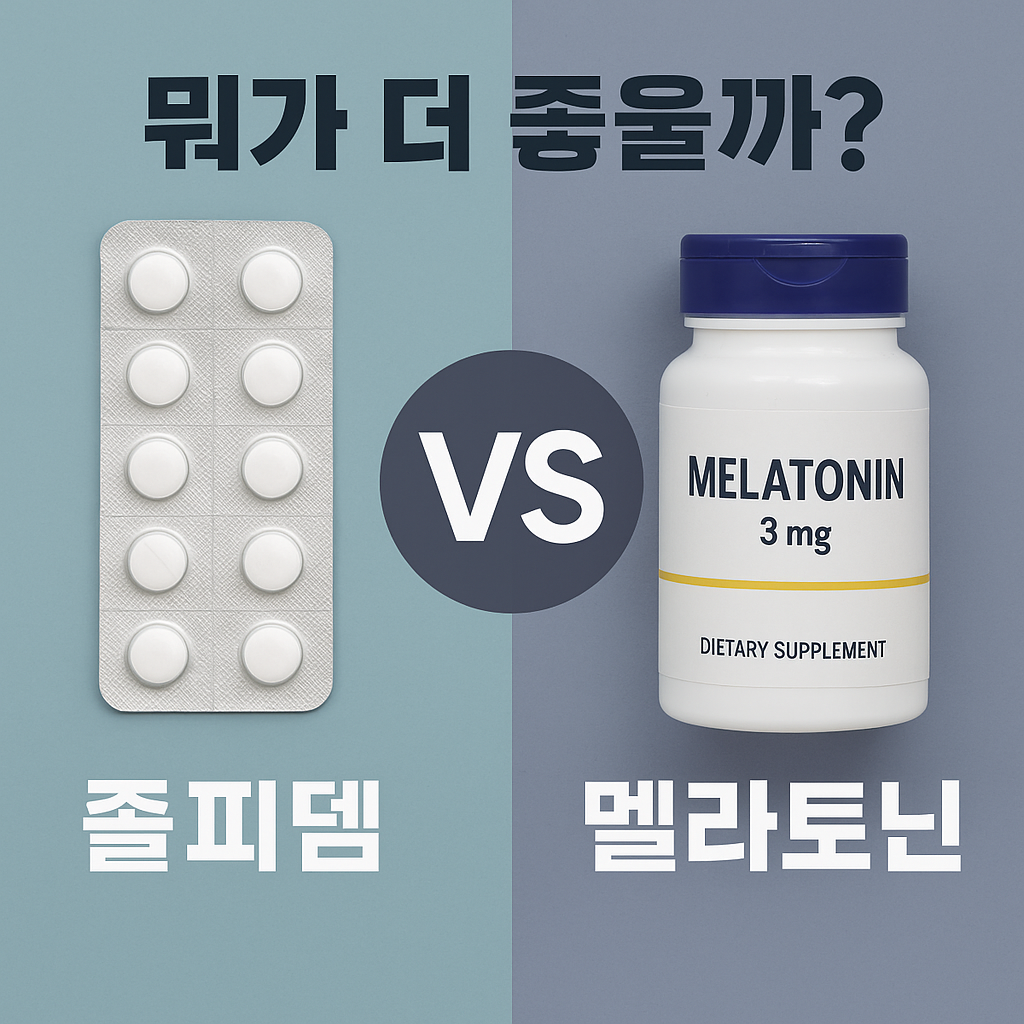 졸피뎀 vs 멜라토닌 썸네일