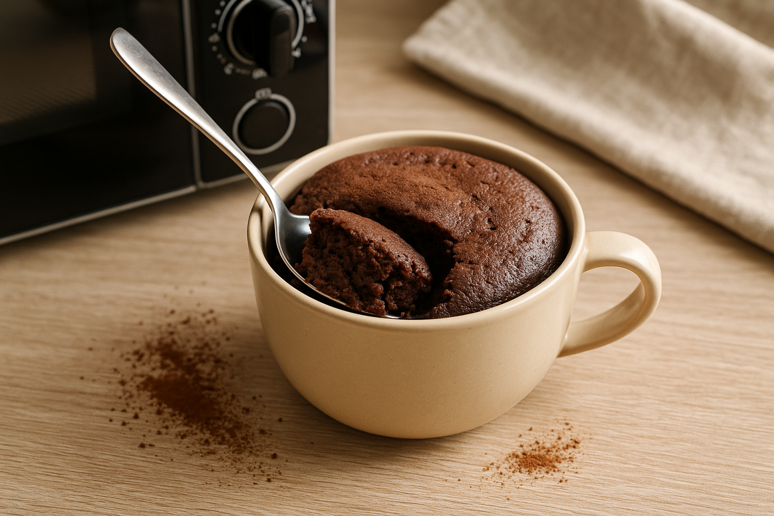 전자렌지로 5분 완성! 촉촉한 브라우니 만들기 초간단 레시피