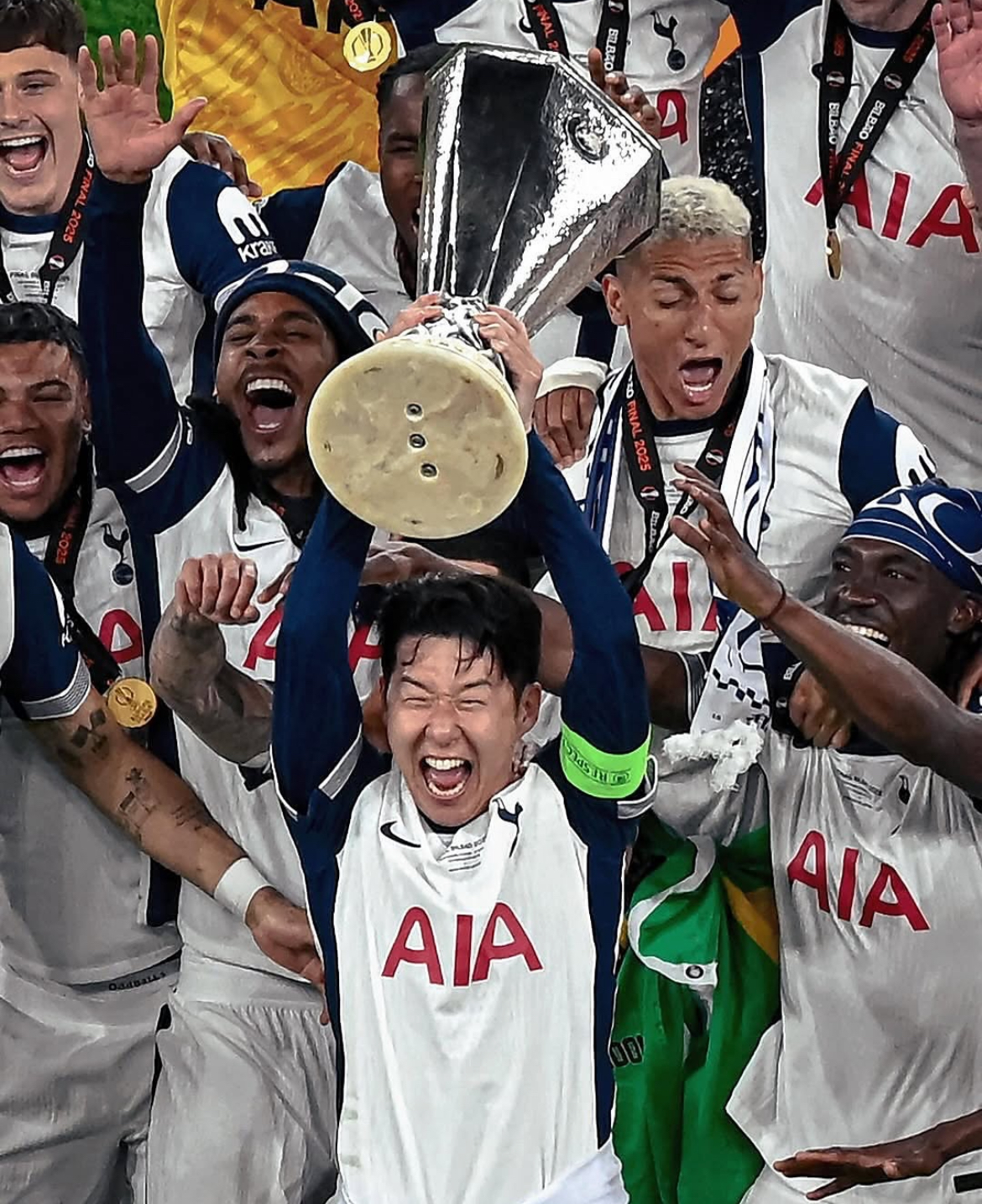 토트넘 손흥민, 유로파리그 첫 우승
