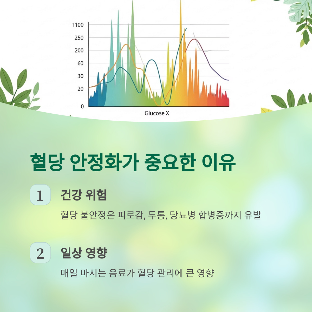 혈당 수치 안정화, 왜 중요한 걸까?