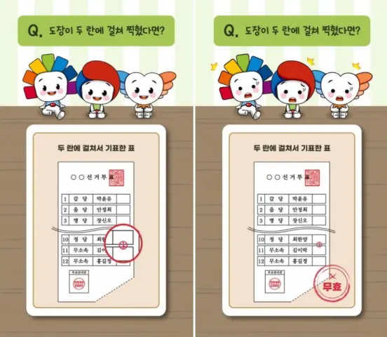 대통령선거 투표 무효표 기준