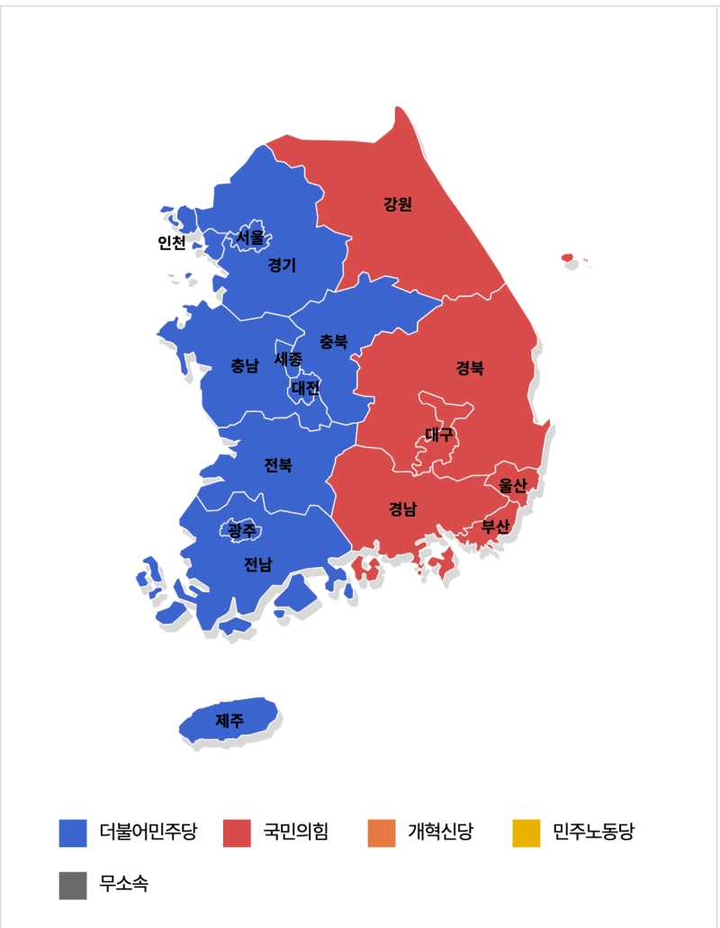 대선 역대 개표결과