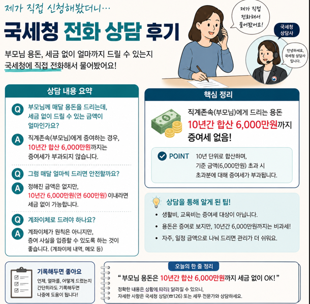 제가 직접 신청해봤더니&hellip; (국세청 전화 상담 후기)