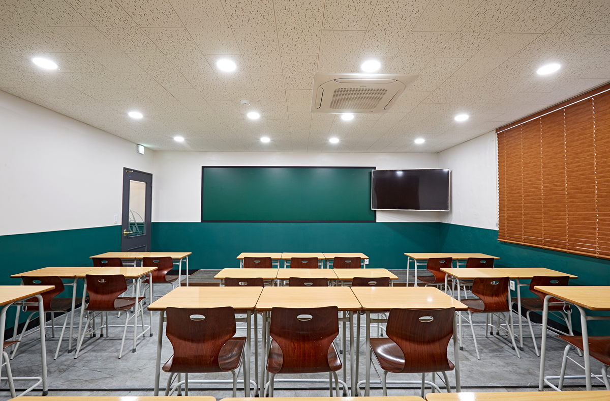 학원벽면칠판시공