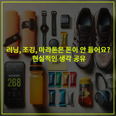 러닝장비-비용투자