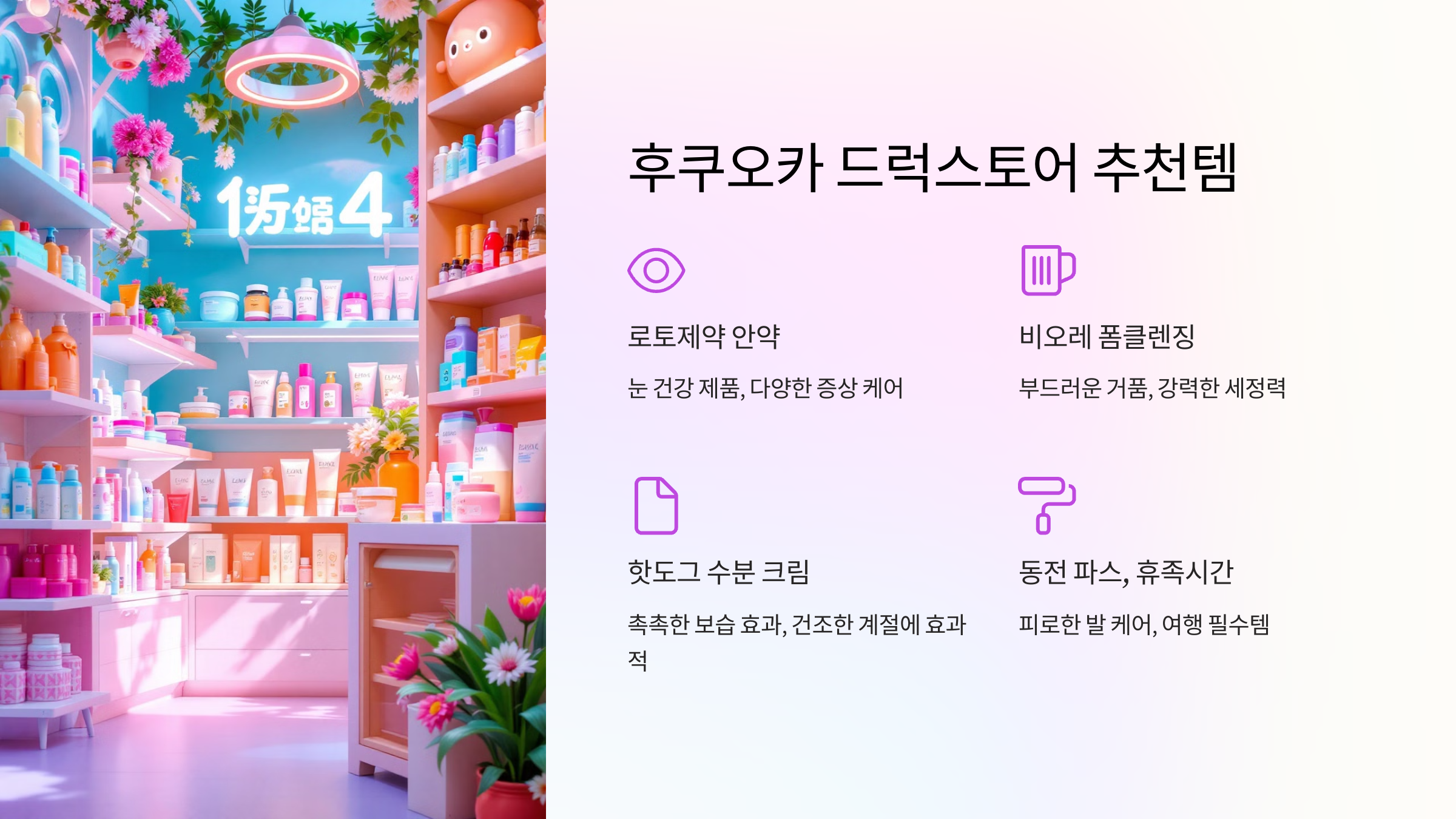 후쿠오카 드럭스토어 추천템