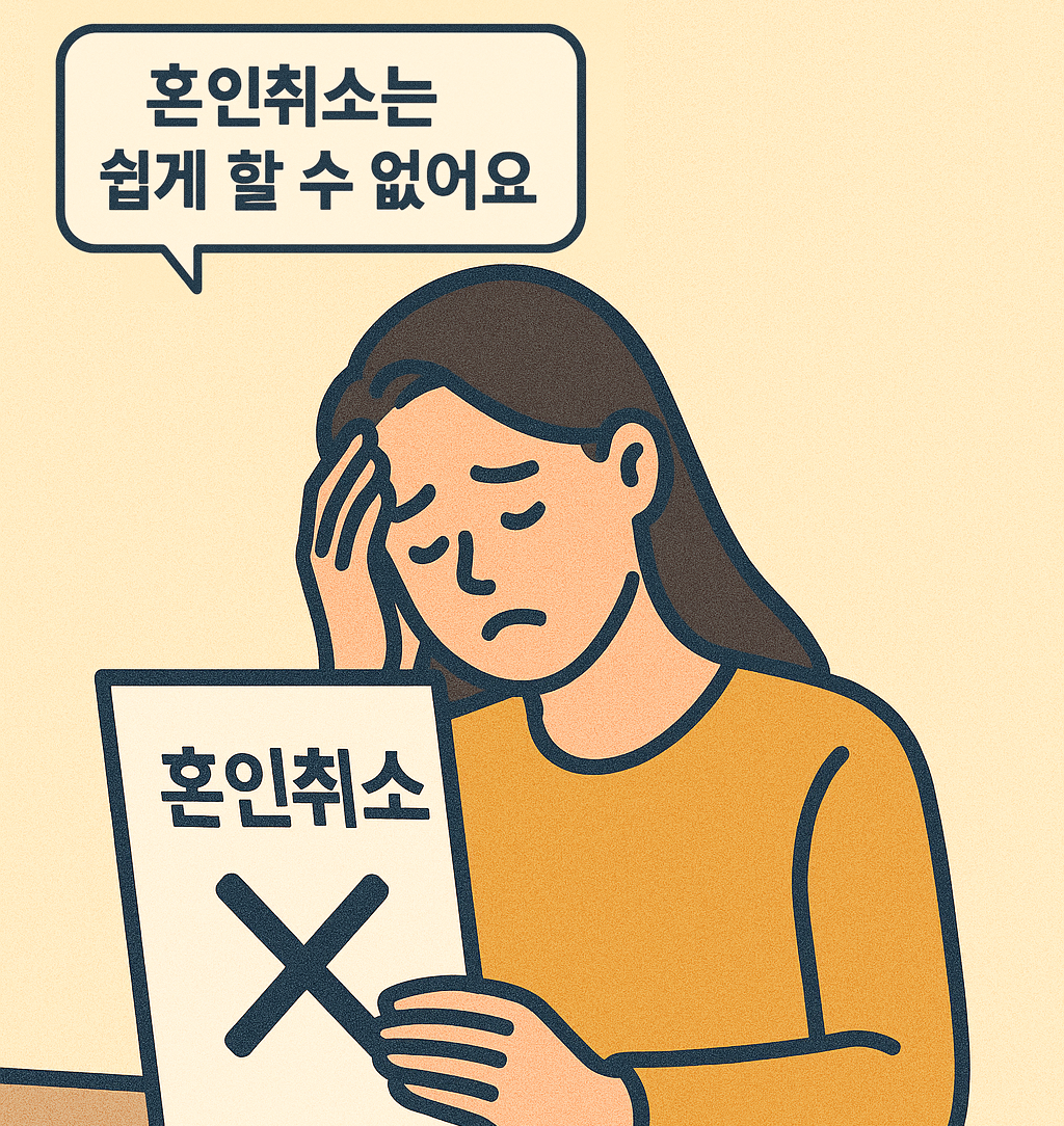 혼인신고 취소