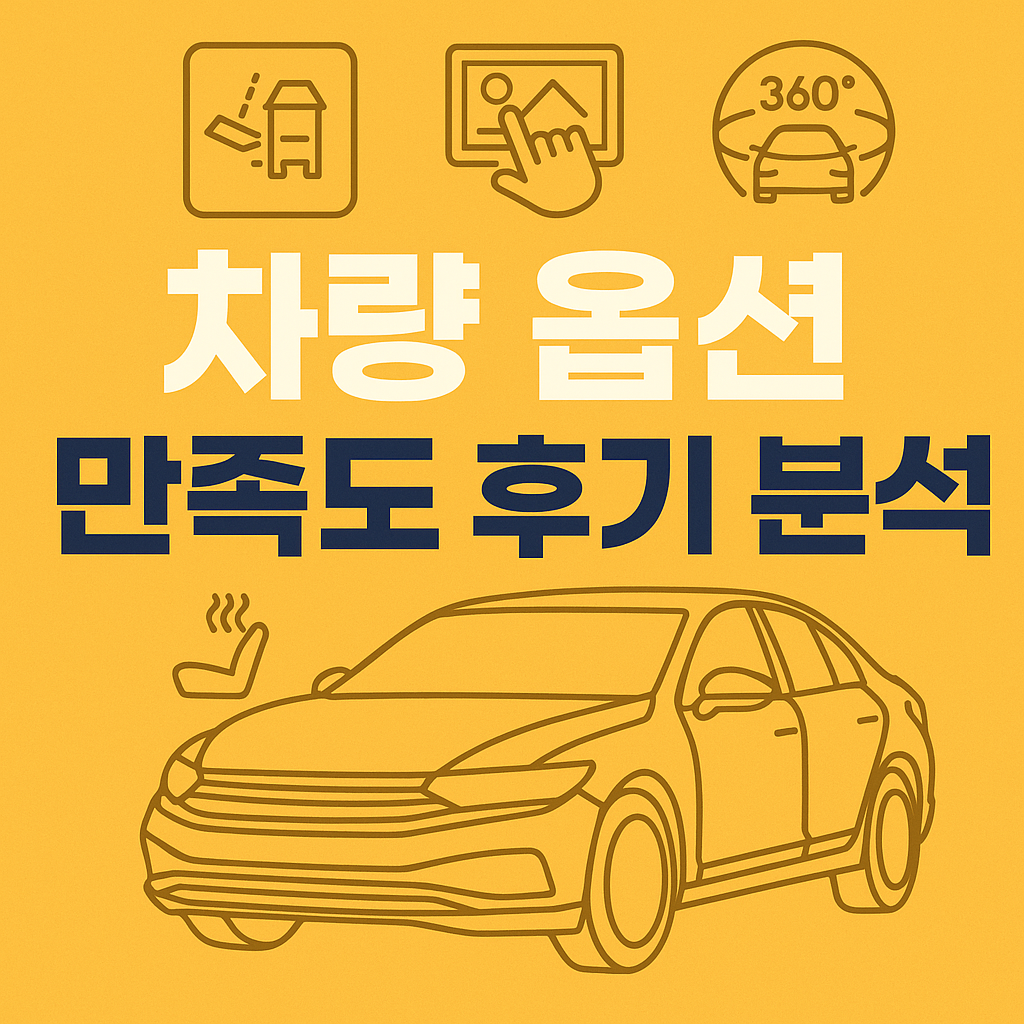 차량 옵션 만족도 후기에 대한 대표 이미지