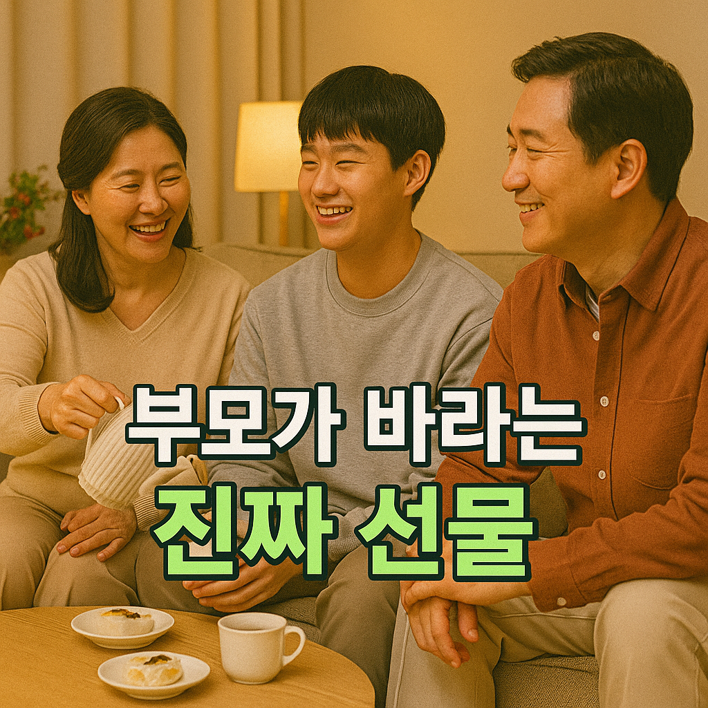 중고등학생 자녀에게 부모가 바라는 선물