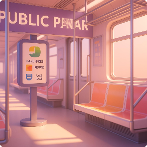 대중교통 무임·환급·정기권 이미지