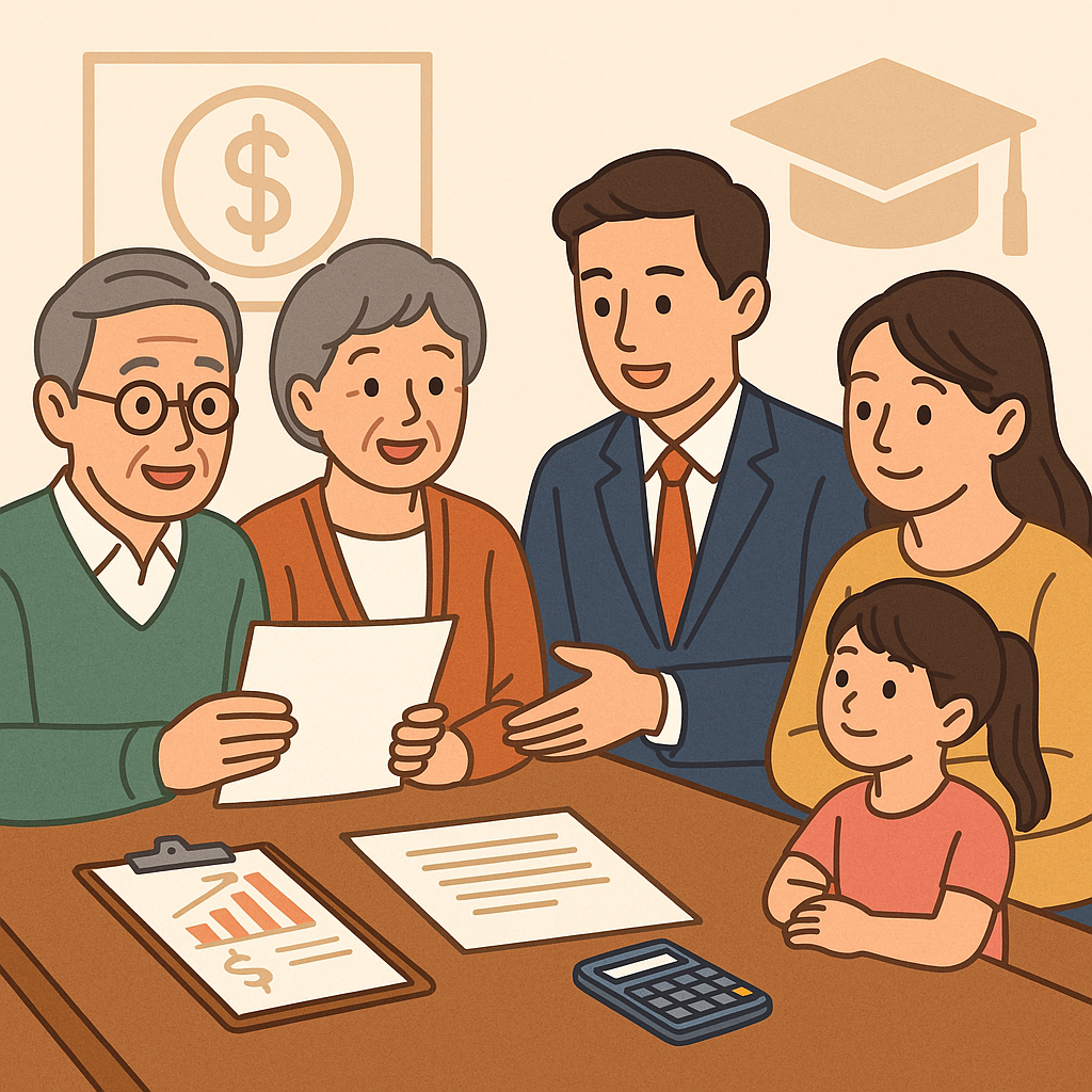 가족 재무 설계, 교육 자금 준비, 세대별 자산 분배 전략