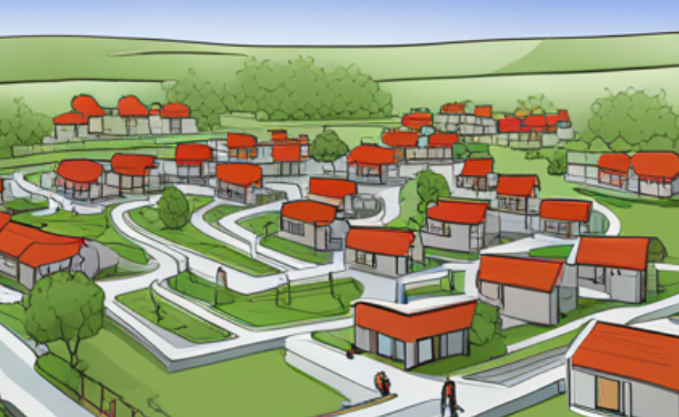 부동산 개발 계획 그림