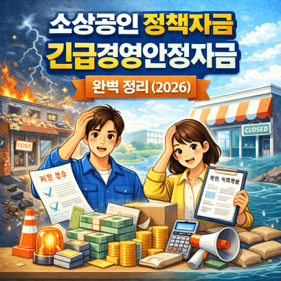 소상공인 정책자금 긴급경영안정자금 신청 방법·절차·대상·승인팁