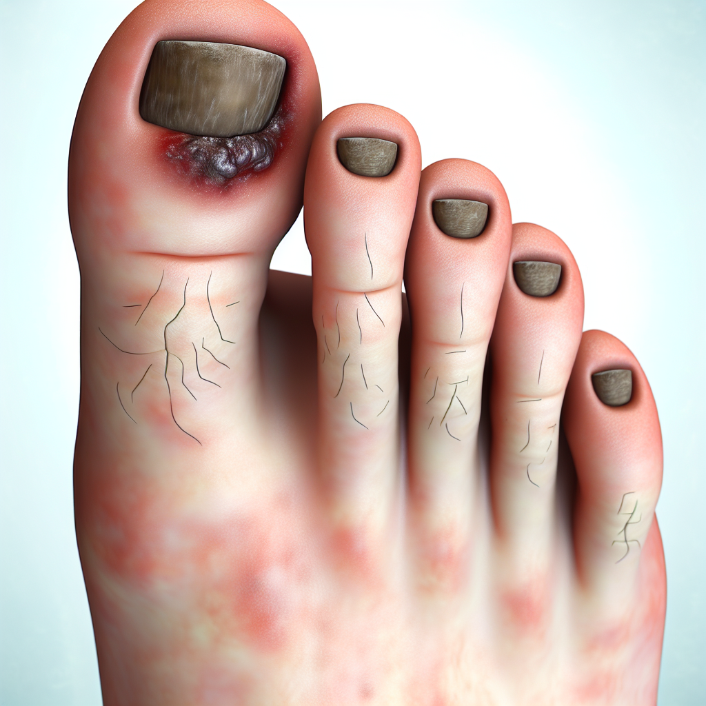 발톱무좀이-심하게-번진-발가락