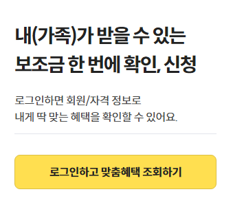 정부지원금혜택