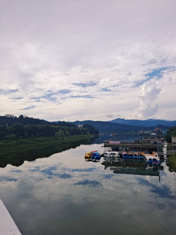 춘천 공지천 풍경