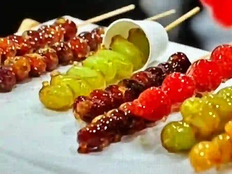 탕후루 종류 사진 입니다.