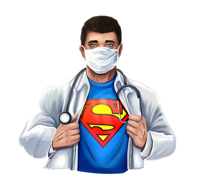 마스크를 쓴 슈퍼맨