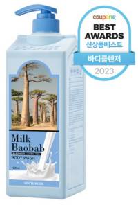 밀크바오밥 바디워시 화이트머스크향&#44; 1000ml&#44; 1개
