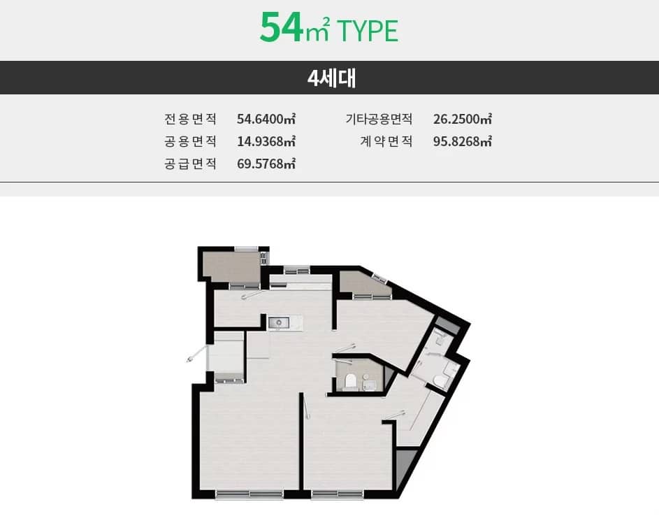 목동 어반클라쎄 54 평면도
