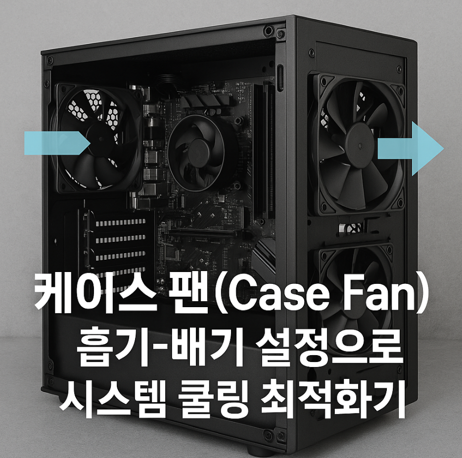 케이스 팬(Case Fan), 흡기-배기 설정으로 시스템 쿨링 최적화하기