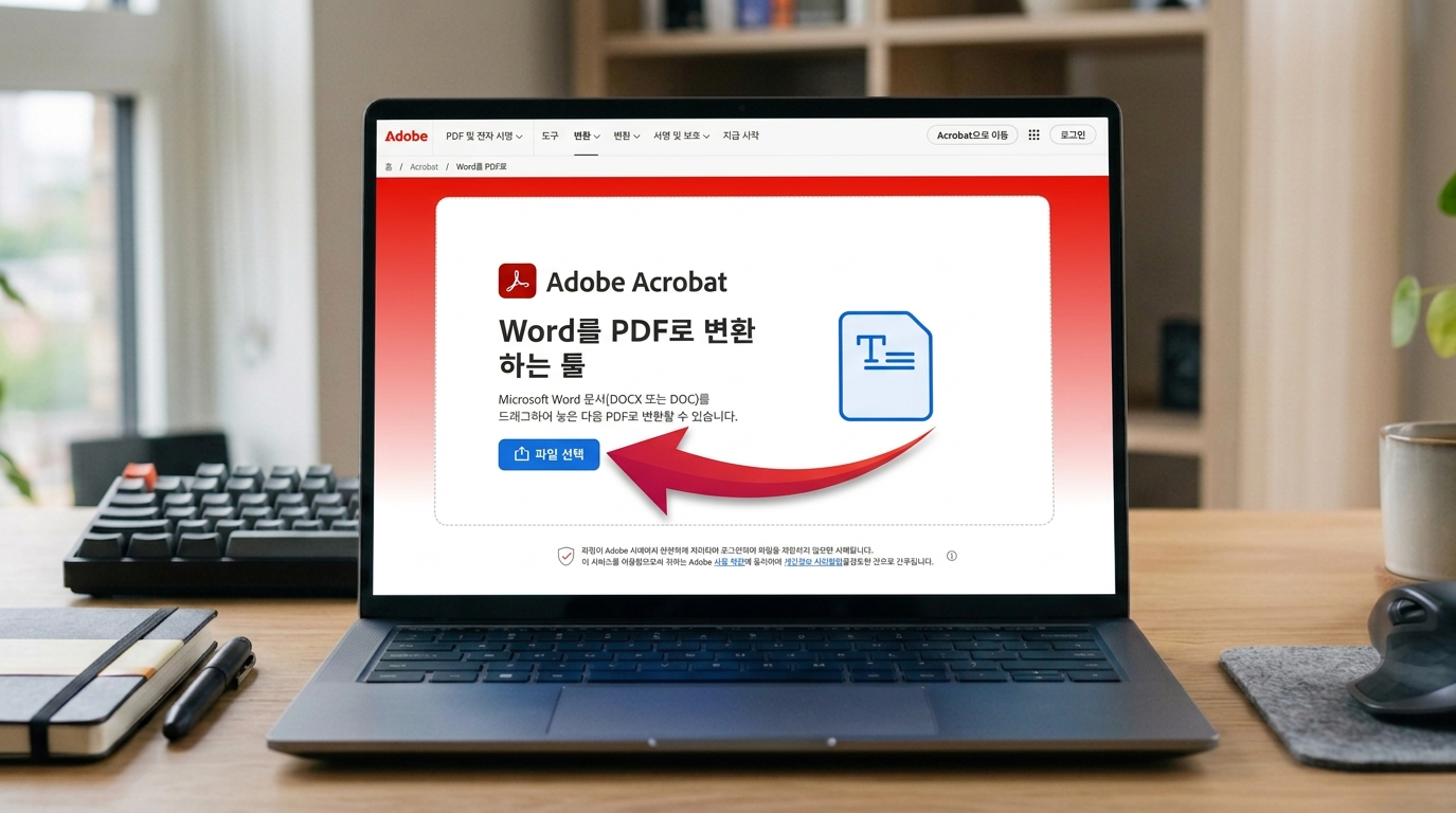 word파일 PDF로 변환하기