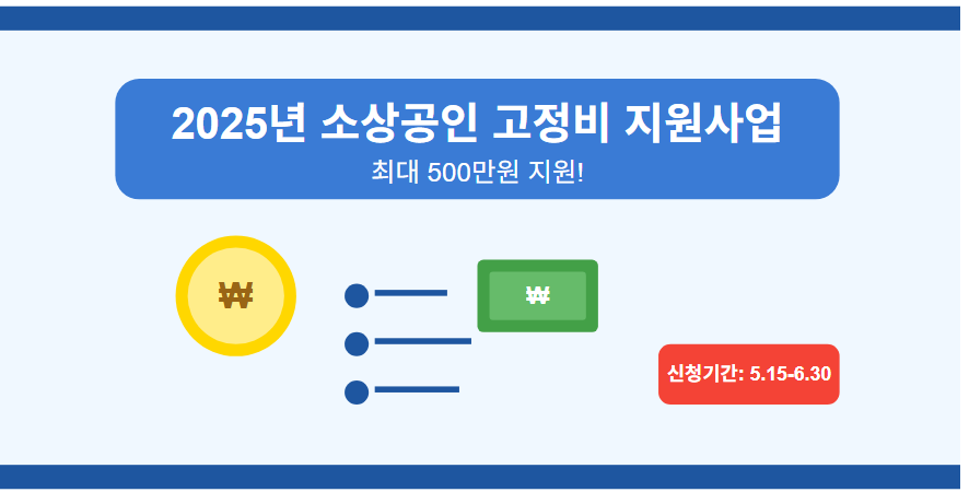 소상공인 고정비 지원사업