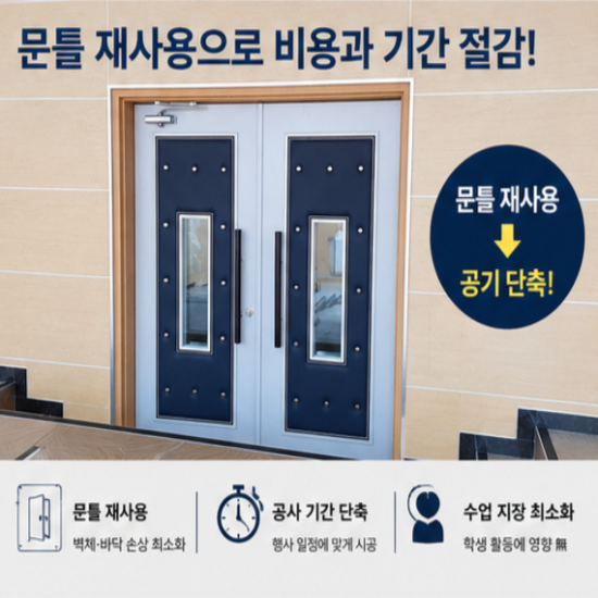 문틀 재사용