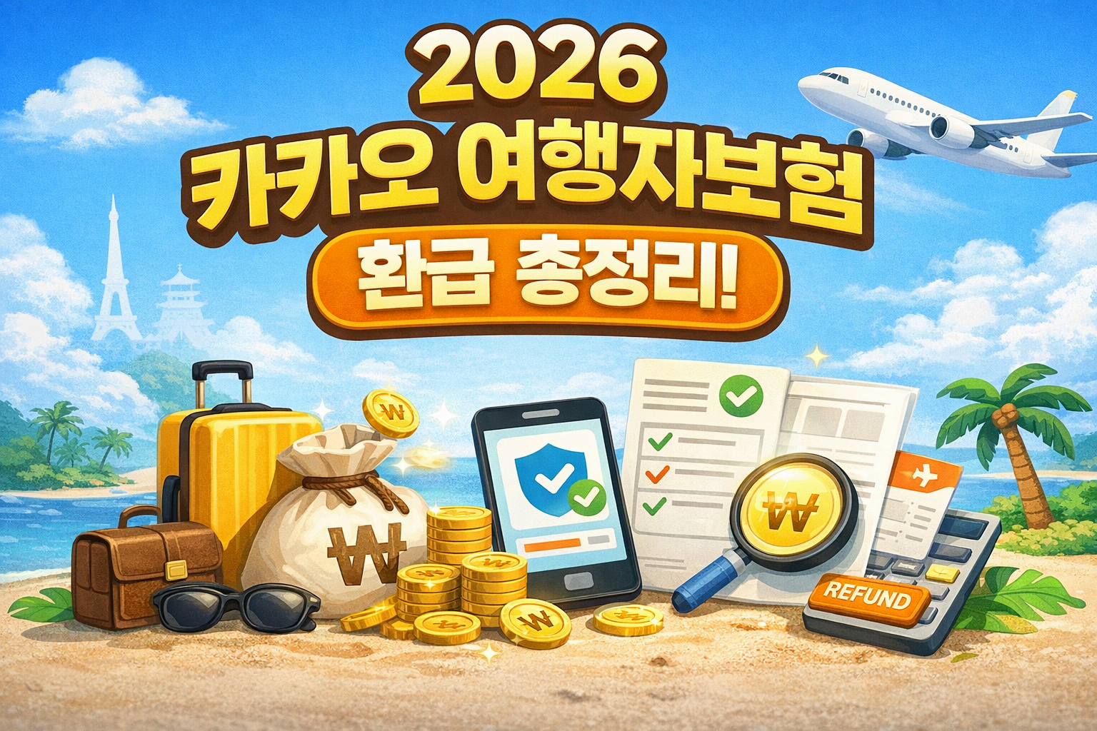 2026 카카오 여행자보험 환급 총정리!