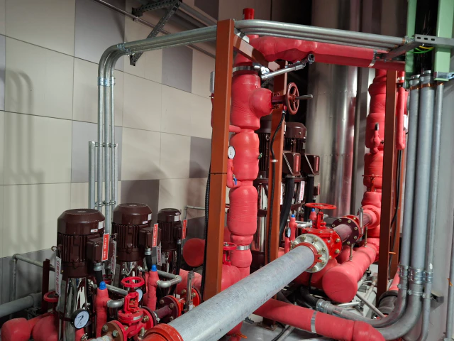 소방 펌프 및 배관
