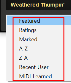소리 목록을 정렬하는 7가지 방법