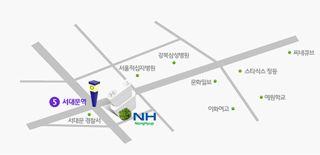 NH농협은행-본점-그림약도