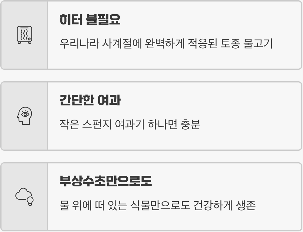 복잡한 장비? 필요 없어요!