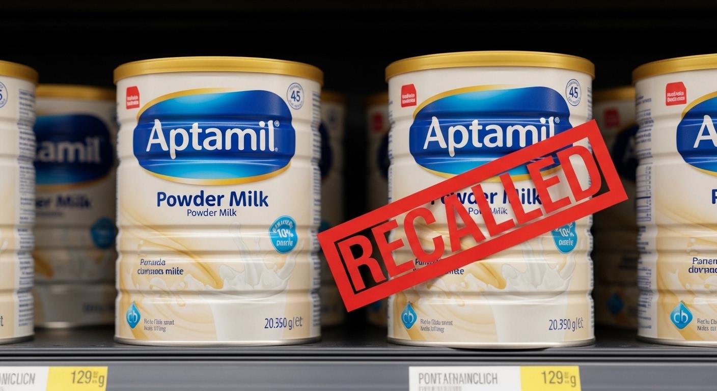압타밀 분유 리콜