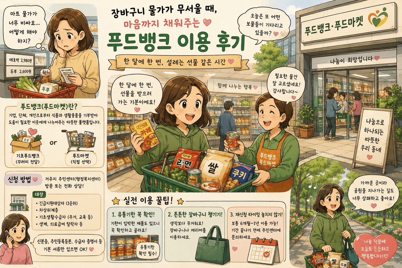 장바구니 물가가 물가가 무서울 때