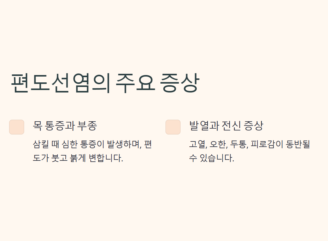 편도선염